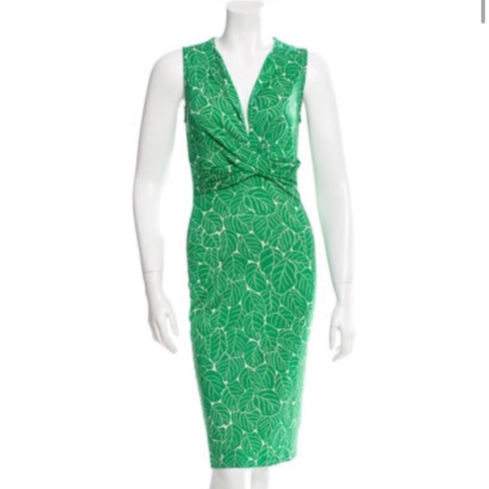 🚫 SOLD | Vintage Diane Von Furstenburg Midi Silk Dress 2
